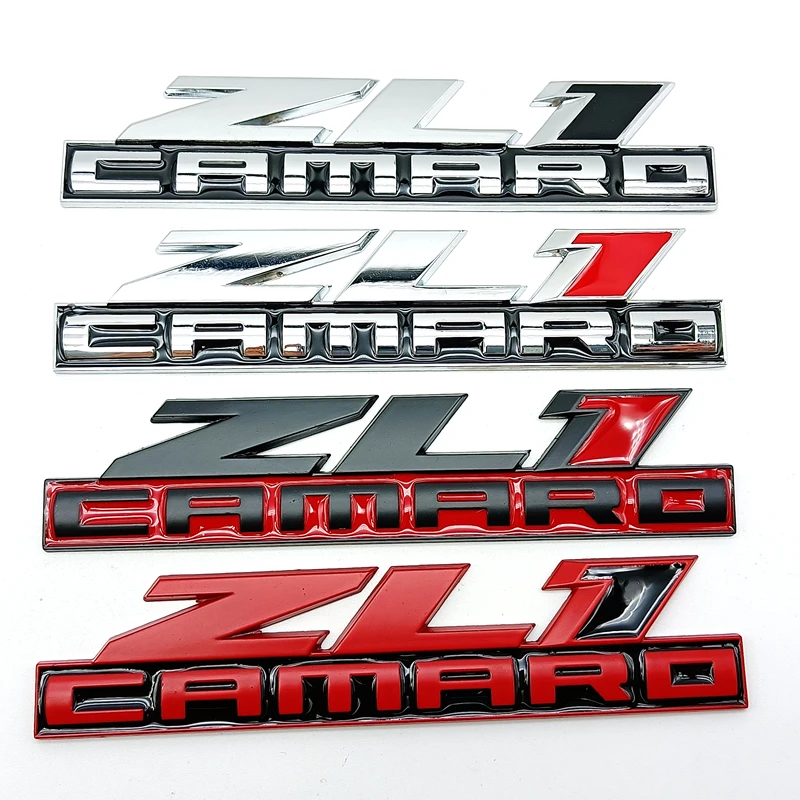 Insignia de parrilla de Metal ZL1, emblema de maletero trasero de coche, calcomanías ZL1, pegatinas, estilo de coche para Camaro Super Hornet, accesorios de estilo de coche