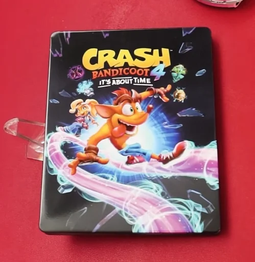 Crash Bandicoot 4 Its About Time Limited Edition Steelbook FantasyBox (Customization,Steel case,Game CD not included)