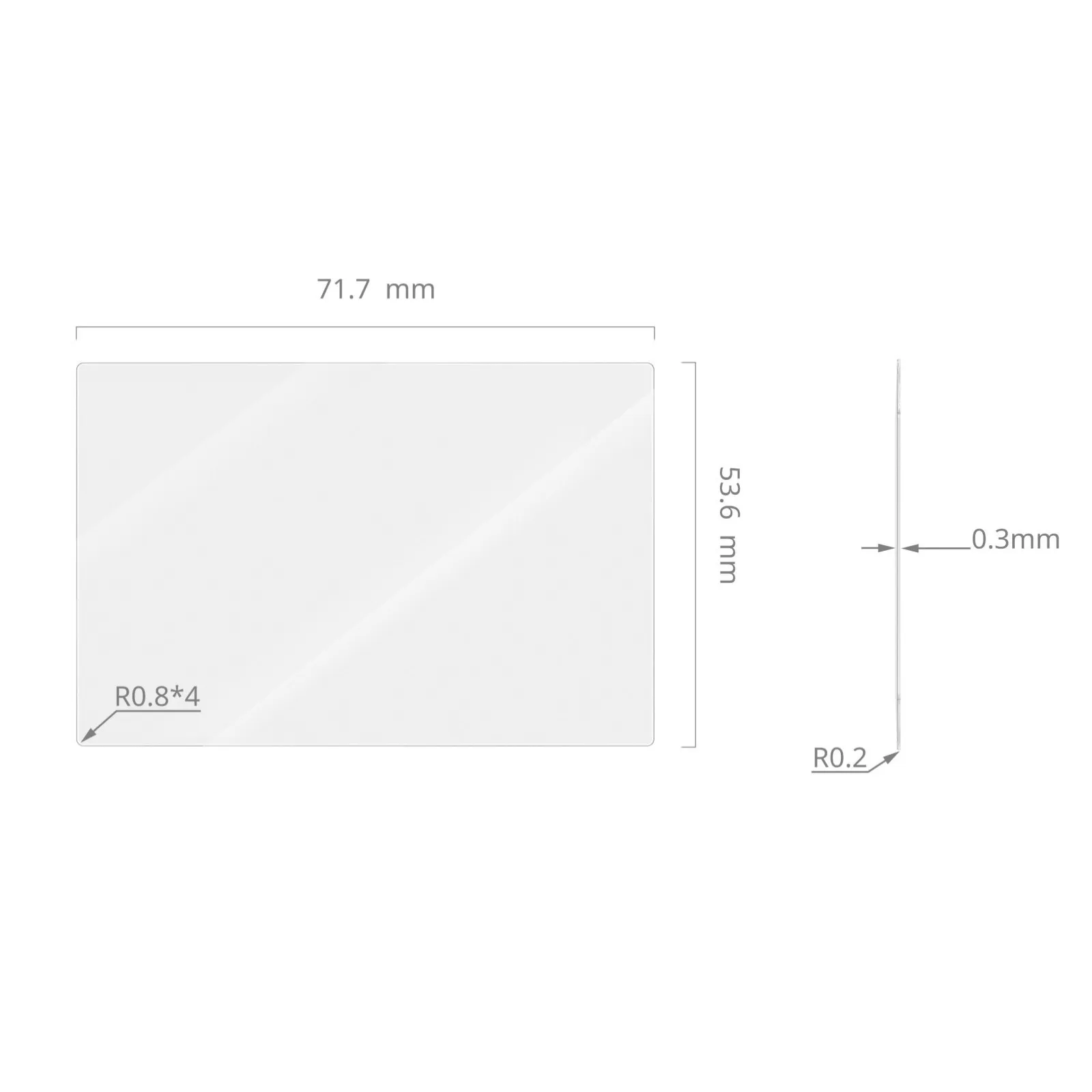 Protector de Pantalla SmallRig R6 / R6 II / R7 para Canon R6 / R6 II / R7, Vidrio Templado Impermeable, Antiaceite y Antihuellas -5805