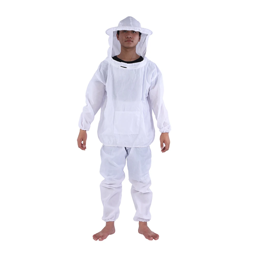 

Beekeeper Suit Beekeeping Protective Suit Professional Beekeeper Protective Suit Beekeeping Equipment Hooded Jacket Pants