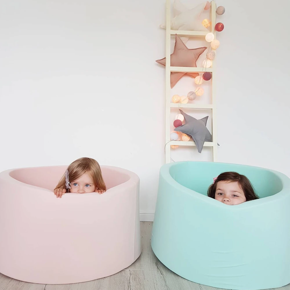 Barrière de sécurité intérieure souple pour bébé, piscine à balles ronde, terrain de jeu pour enfants