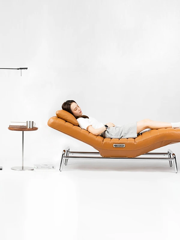 Single electric sofa chair leather lazy sofa couch multifunctional electric massage home lounge chair