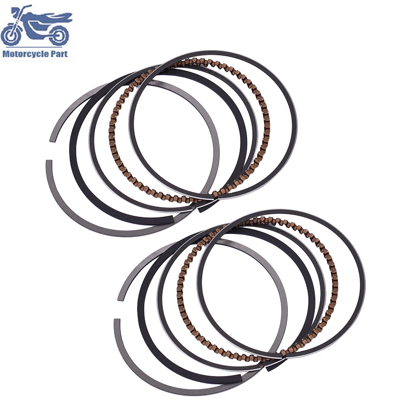 64mm 64.25mm 64.5mm STD +25 +50 Motorcycle Piston Ring For Honda NT400 Bros 1987-93 Shadow 400 2002-05 VRX400 Steed 400 1990-97