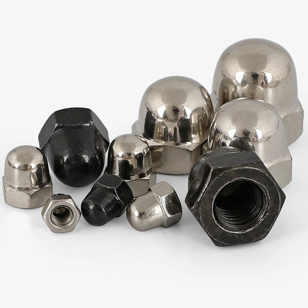 

5Pcs/lots Acorn Nuts M3 M4 M5 M6 M8 M10 M12 GB923 Nickel Plated Steel Dome Decorative Cap Nut Blind Hole Caps Covers