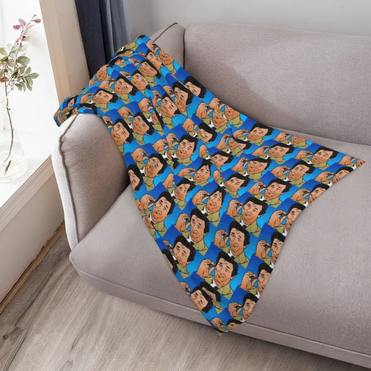 بيتر فالك كولومبو رمي بطانية للأريكة رقيقة فاخرة St البطانيات الأرائك من الديكور عيد الميلاد الديكور البطانيات #3