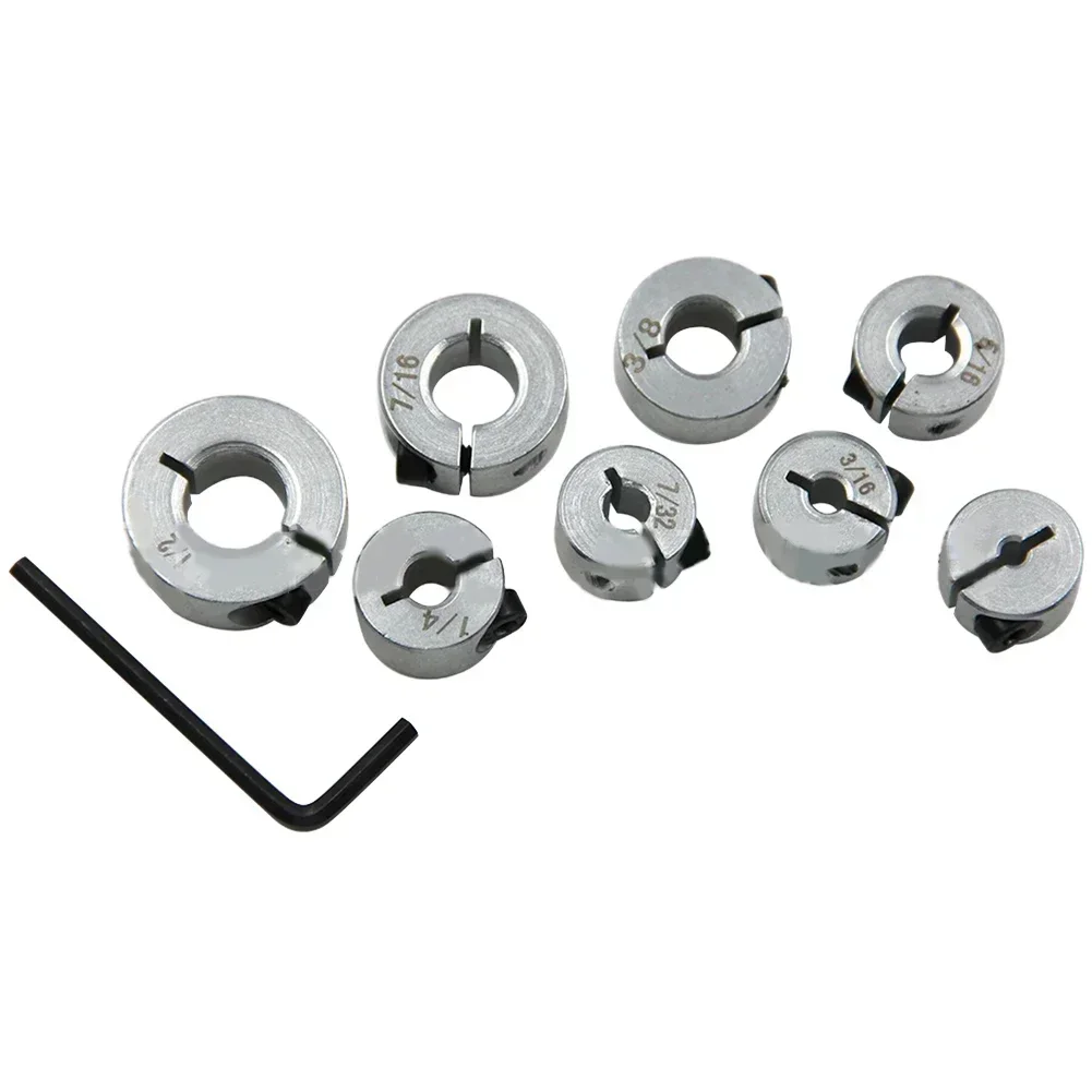 Silver Optical Shaft Fixing Positioning Ring Complete Specifications Drilling Limit Rings Open Type Optical Shaft Fix