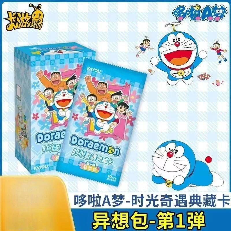 

Карты приключений KAYOU Doraemon Time, фэнтезийный пакет первого серии SE AR Limited, коллекционная игрушка в стиле аниме, подарок на память детства