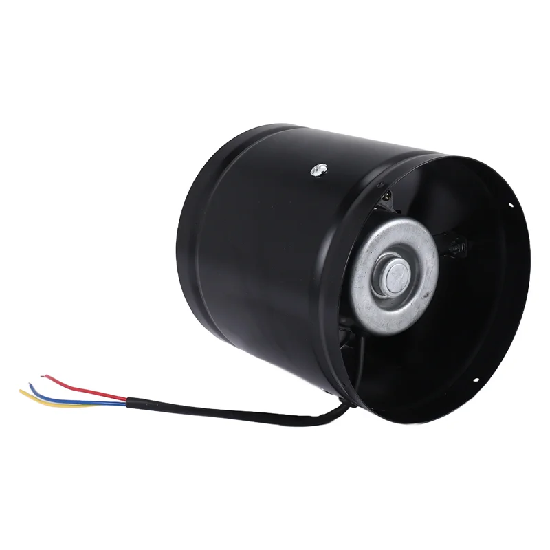 ABHU 6 Inch High-Speed Exhaust Fan In-Line Duct Kitchen Extractor Metal Toilet Fan Industrial Fan 220V