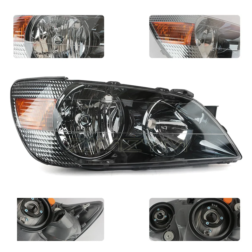 Car Headlight Assembly for Lexus Altezza RS200 IS200 1998-2005 Front Headlamp Housing without Bulbs Auto Headlight Accessories