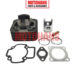 HM17120222F 40MM BORE CYLINDER KIT FOR 2T 50CC PIAGGIO NGR POWER DT/SPECIALE 50 TYPHOON 50 EURO2 EURO3 ZIP 50/2T 50 PIAGGIO 50