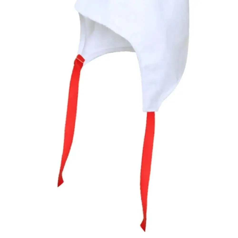 أبيض/وردي اللون كبير أوزة القبعات قابل للتعديل تصميم خفيف الوزن لعبة أوزة أفخم قبعة الهالوين شكل إبداعي نمط الرسوم المتحركة