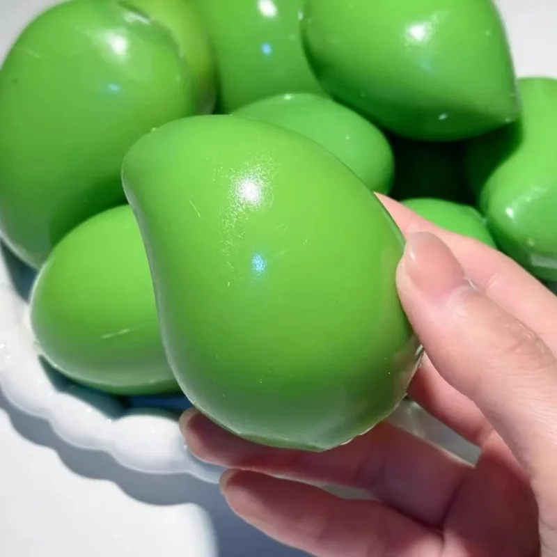 Building Block Fruit Color-Changing Mango Lemon Toy ASMR Satisfying Crunchy Stress Ball Squeeze Sound Sensory Fidget for Desk