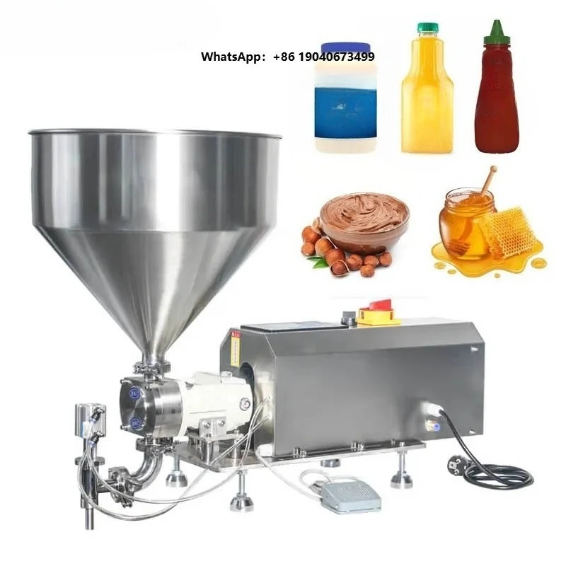Automatic Lobe Rotor Pump Liquid Paste Cream Bearing Grease Filling Unit Single Machine PX