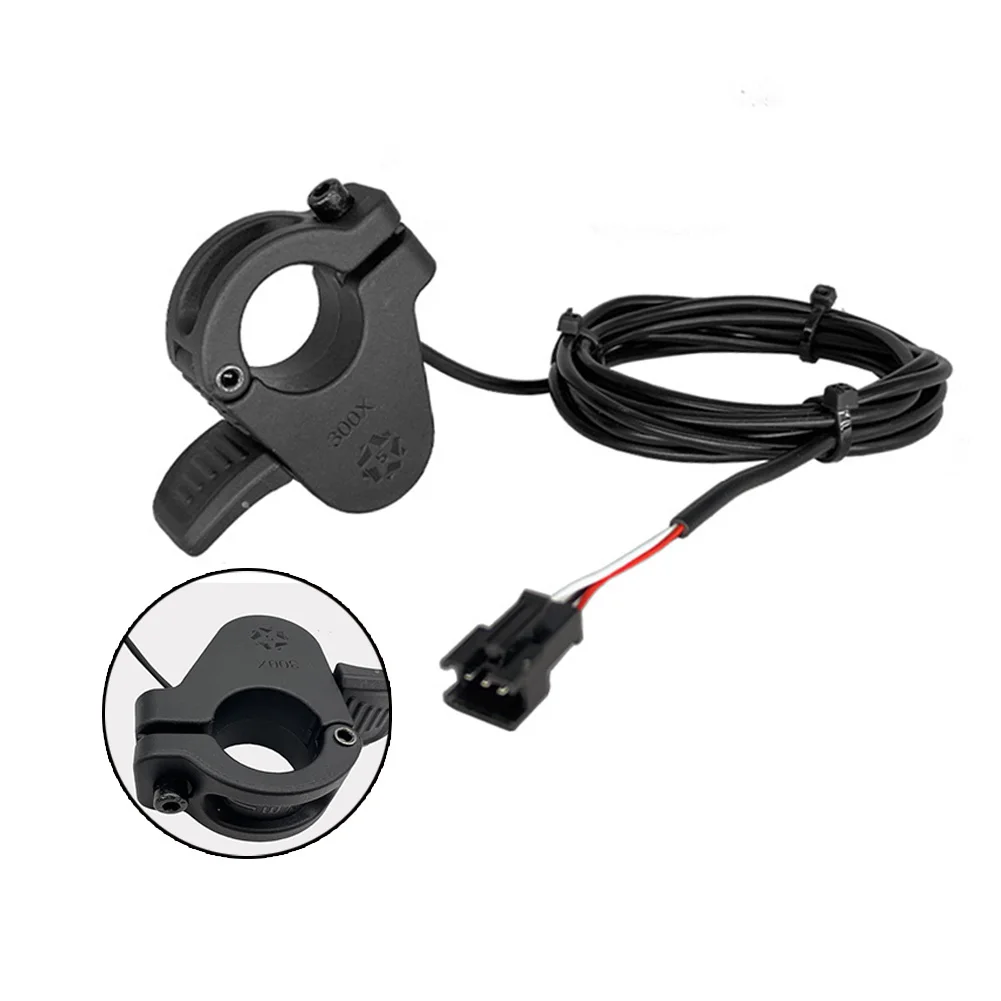 Wuxing Thumb Throttle 300X 3Core Ebike Trigger Throttle Plastic Finger Throttle 24V 36V 48V 60V 52V 72V Left Right Thumb Throttl
