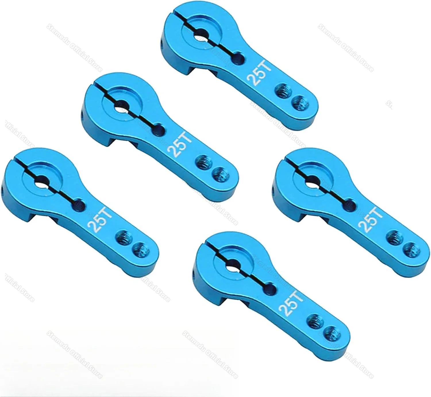 1/5/10pcs 25T Aluminum Servo Horn M3 Threads Metal Steering Arm for RC Car Truck Buggy Airplane Fit Mostly 25T Standard Servos - view 5