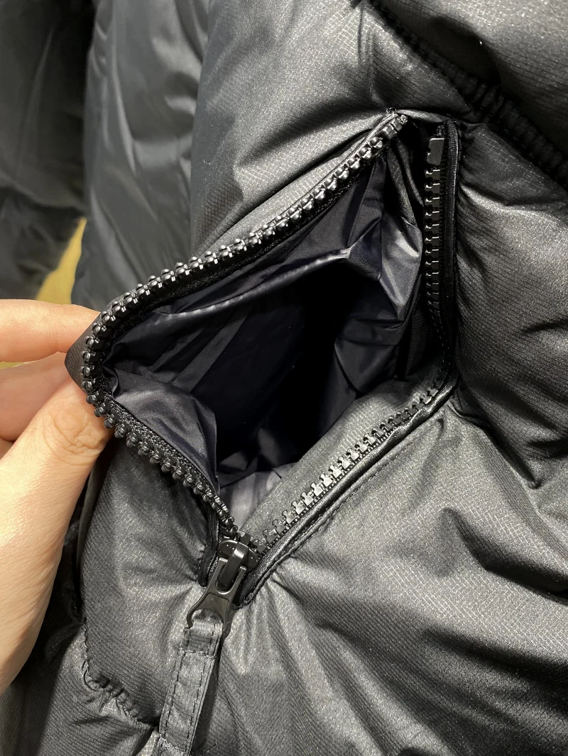 

Tech Fabric Windproof Loose Casual Warm Cotton Jaet for Men Stand Fit Zipper Decorated Polyester Fiber Filling Youth Trend