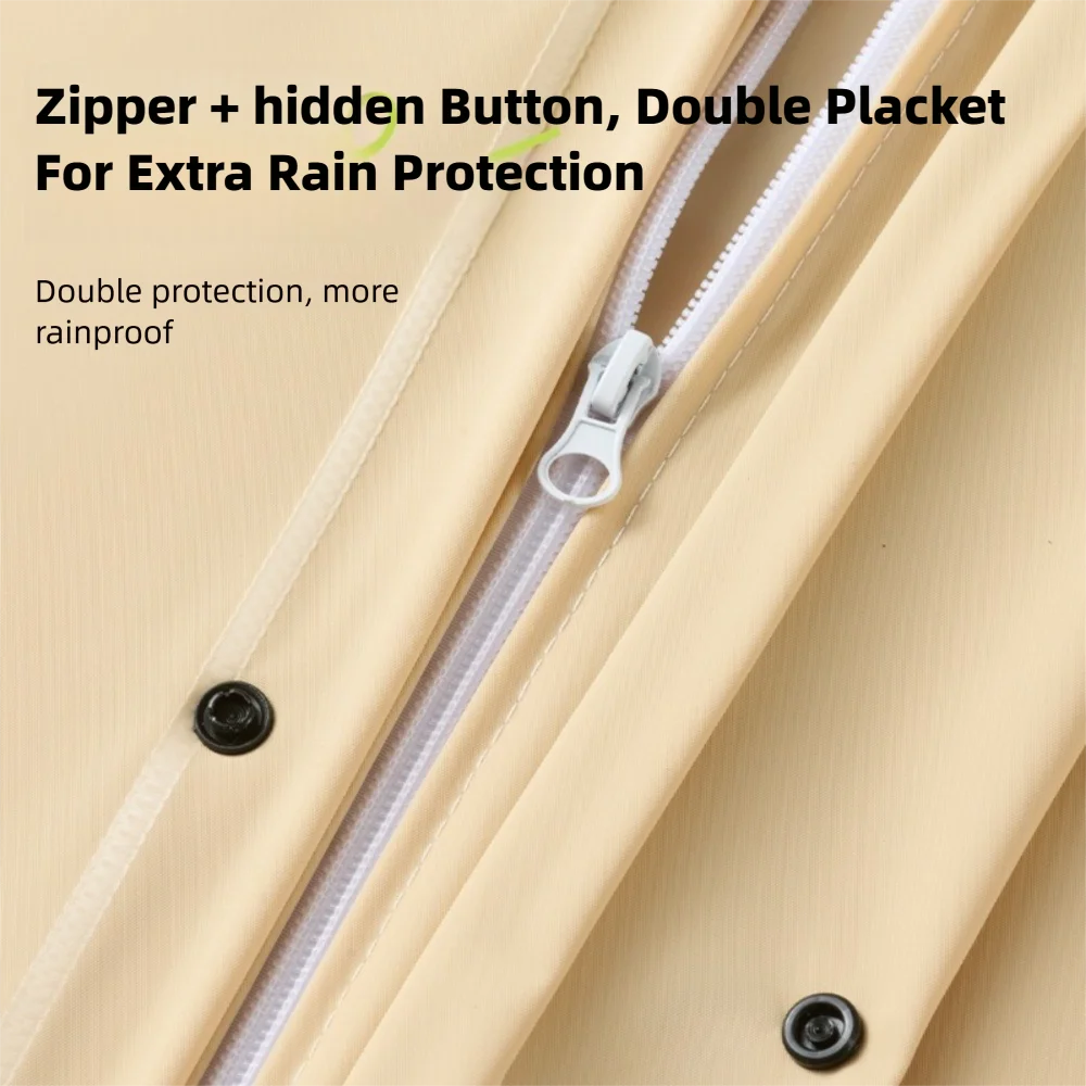 

A Set Split Design Outdoor Cycling Raincoat Soft Waterproof Rain Pants Suits Reflective Stripe Motorcycle Rain Jackets Cycling