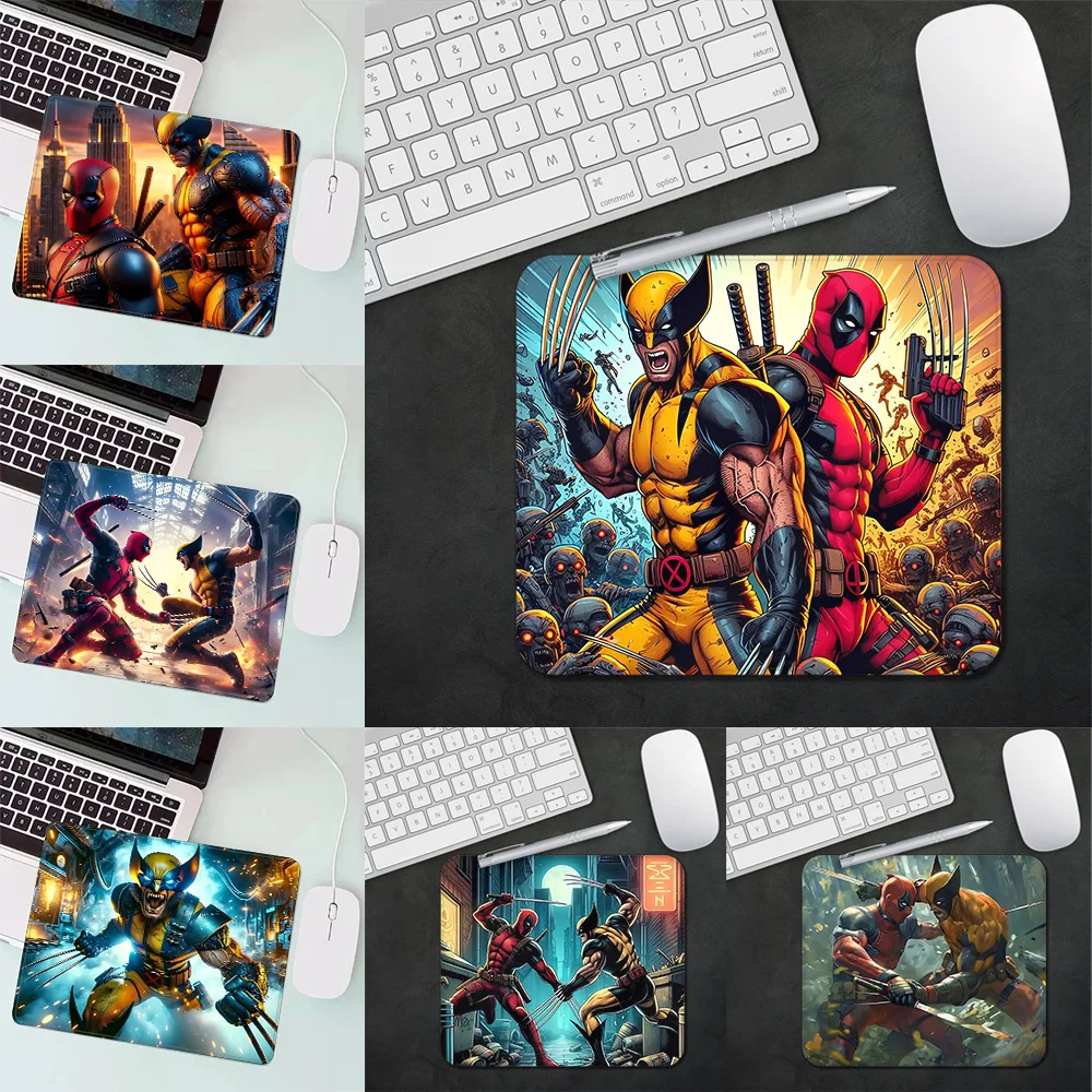 Movie Deadpool and Wolverine Gaming Mouse Pad XS Small Mousepad For PC Gamer Desktop Decoration Office Mouse Mat Deskmat Rug