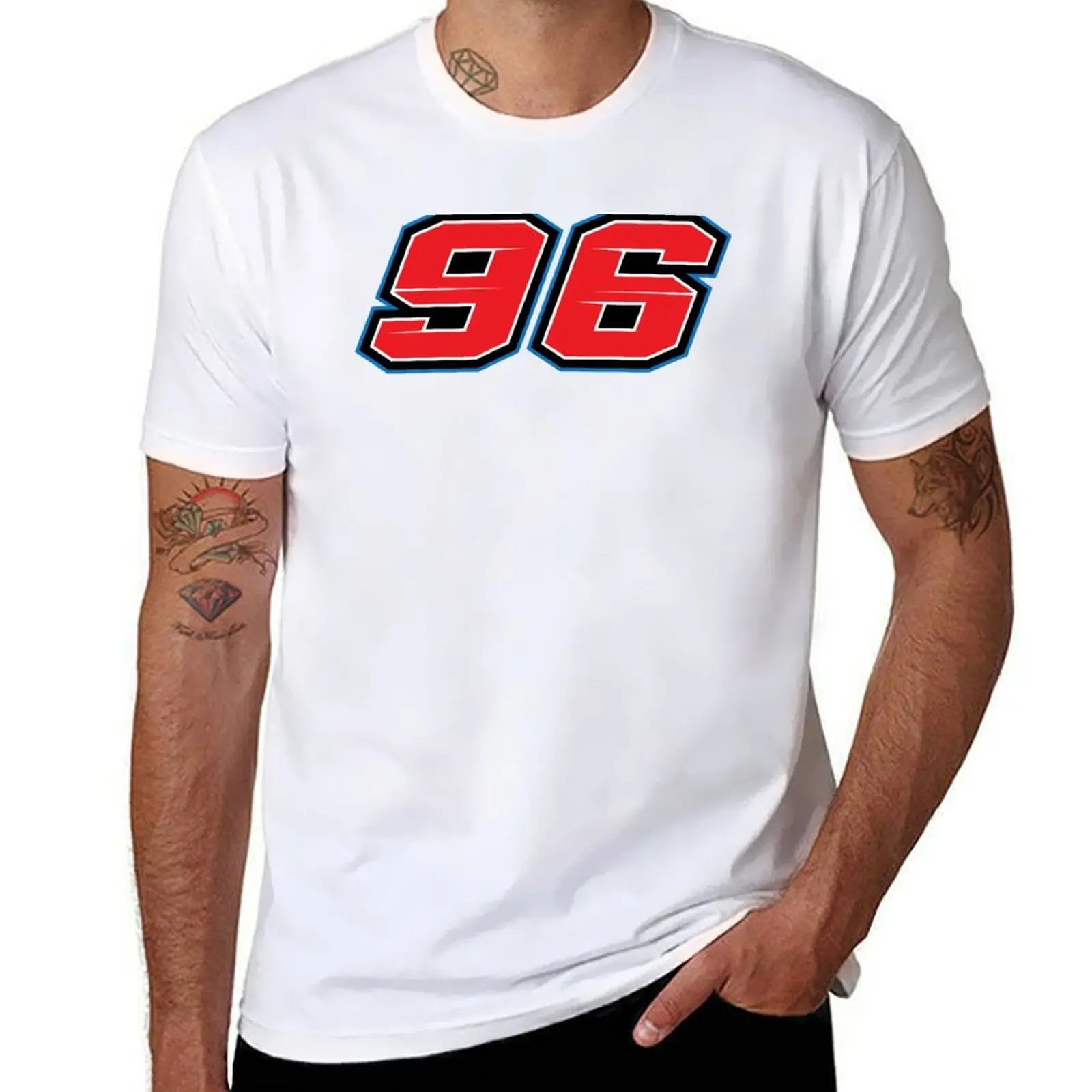 

96 Number Jake Dixon T-Shirt Casual Lightweight Short Sleeve Top