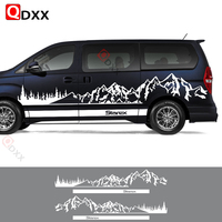Car Stickers For Hyundai Grand Starex H1 Royale H200 H300 A1 Satellite Camper Van Vinyl Mountain Tree Decor Decals Accessories