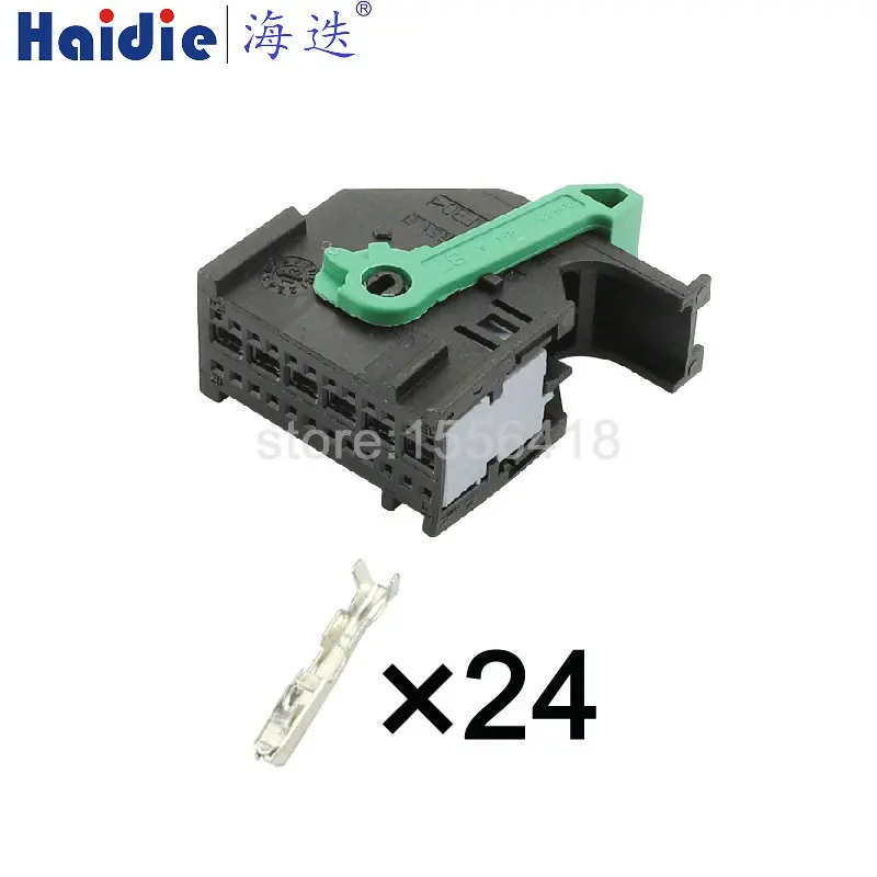 

1-50 sets 24 Pins automotive connector 284227-2 284225-2 284228-1