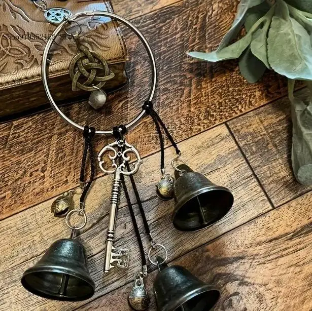 Witch Wind Chime Dang Celtic Talisman Witch Wind Chime Home Door Handle Window Sill Decorative Pendant