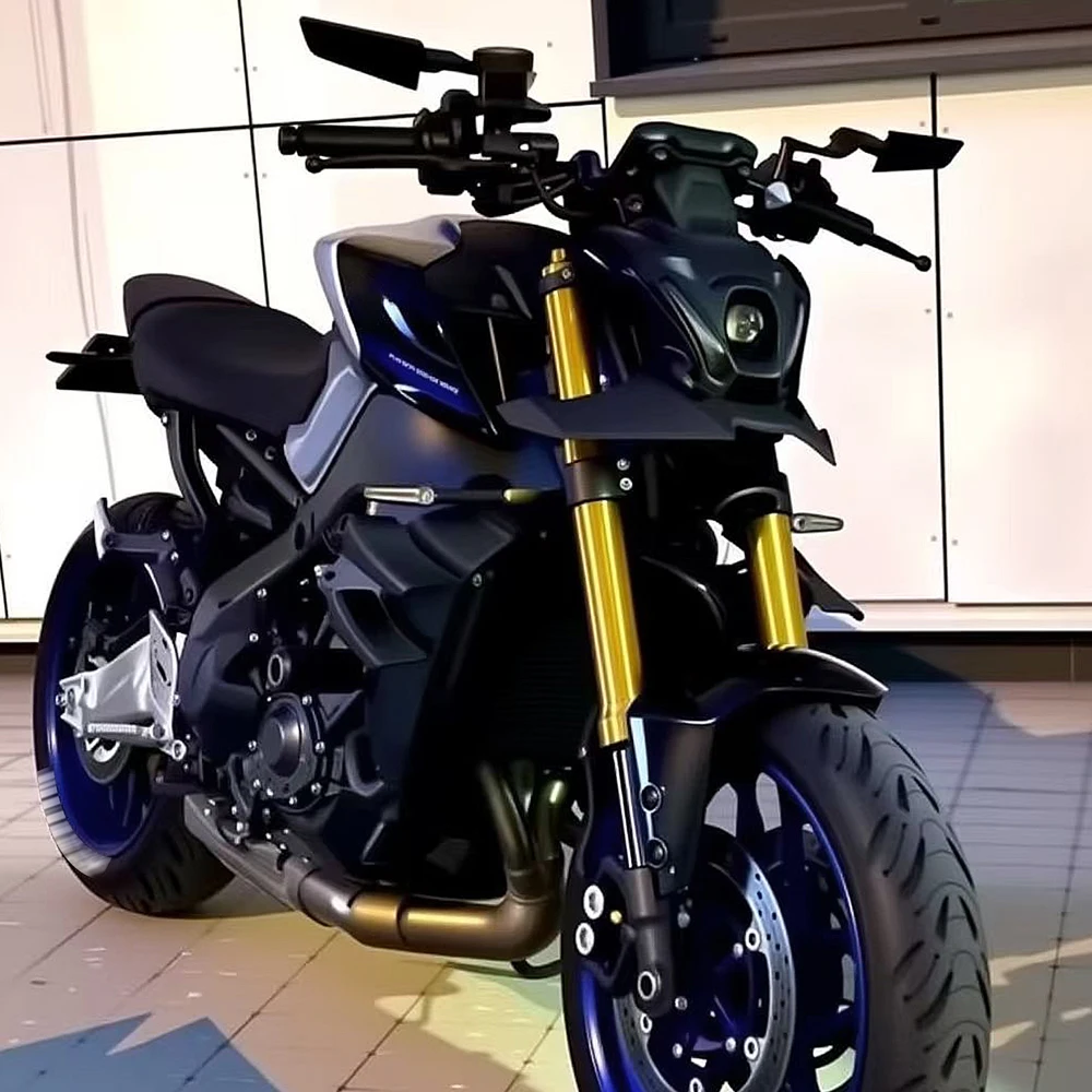 Для MT-09 MT09 SP 2021 2022 2023, боковой обтекатель, боковой спойлер, спойлер для мотоцикла, аэродинамическое крылышко с фиксированным крылом mt09 2023