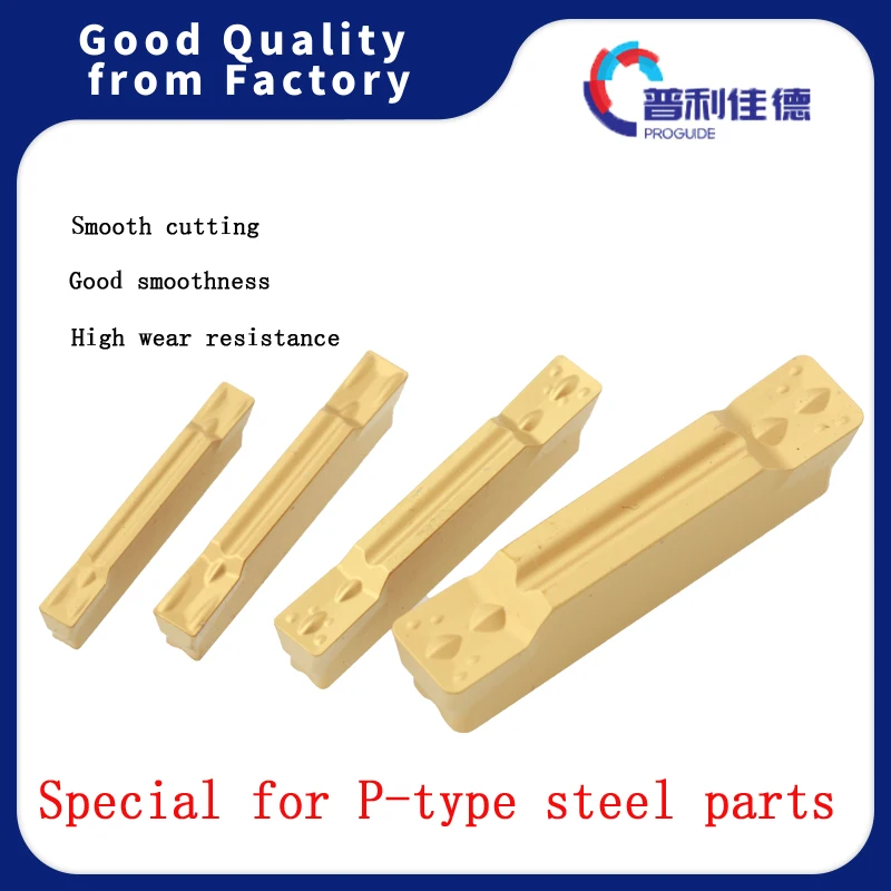 PROGUIDE Original MGMN200 MGMN250 G MGMN300 MGMN400 MGMN500 M PC200 CNC Lathe Turning Tools Grooving Insert Carbide For Steel