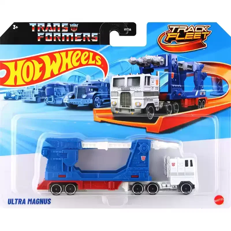 لعبة أولاد أسطول مسار السيارة الفاخرة الأصلية 1/64 Diecast Trans Formers Ultra Magnus Porsche 911 Speed Hauler Nitro Rail