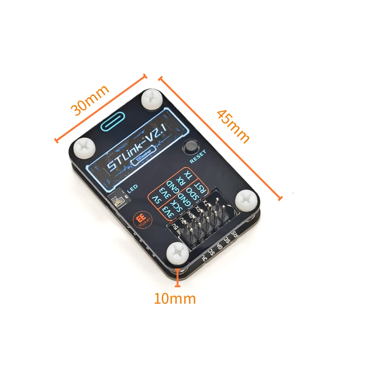 ST-LINK V2.1 symulator debugowania pobierz STLINK programowanie nagrywanie linii STM32 z portem szeregowym