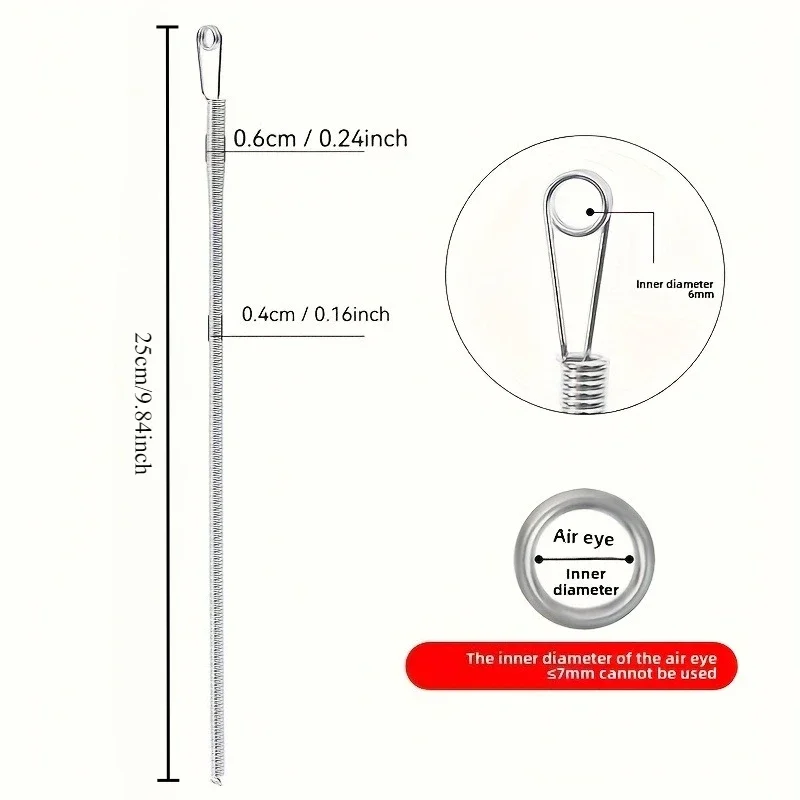 Efficient Threading Device - White Flexible Wire Tool for Tight Spaces, Effortless Cord Management & Threading in Narrow Areas