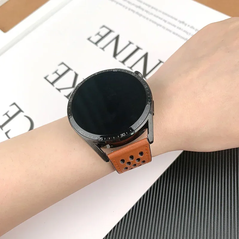 حزام جلدي مغناطيسي لساعة سامسونج جالاكسي 7 6 5 4 40 مللي متر 44 مللي متر سوار حلقة لساعة سامسونج 5Pro/4/6 كلاسيك 42 46 43 47 مللي متر