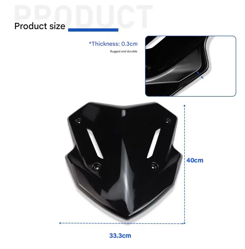 Dedicated Racing Windshield For Y amaha XMAX300/125 Tech MAX 2025 Scooter Modified Front Windscreen