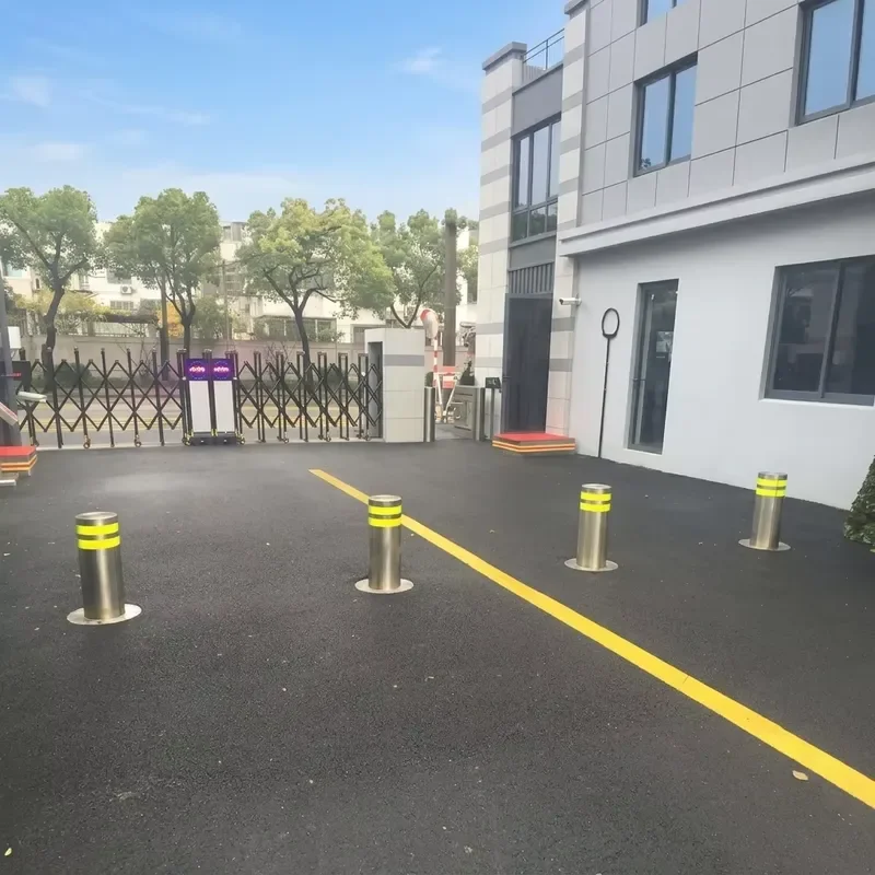 Factory Price Automatic Retractable Bollards for Parking Lot | Anti-crash Rising Bollards Australia Supply
