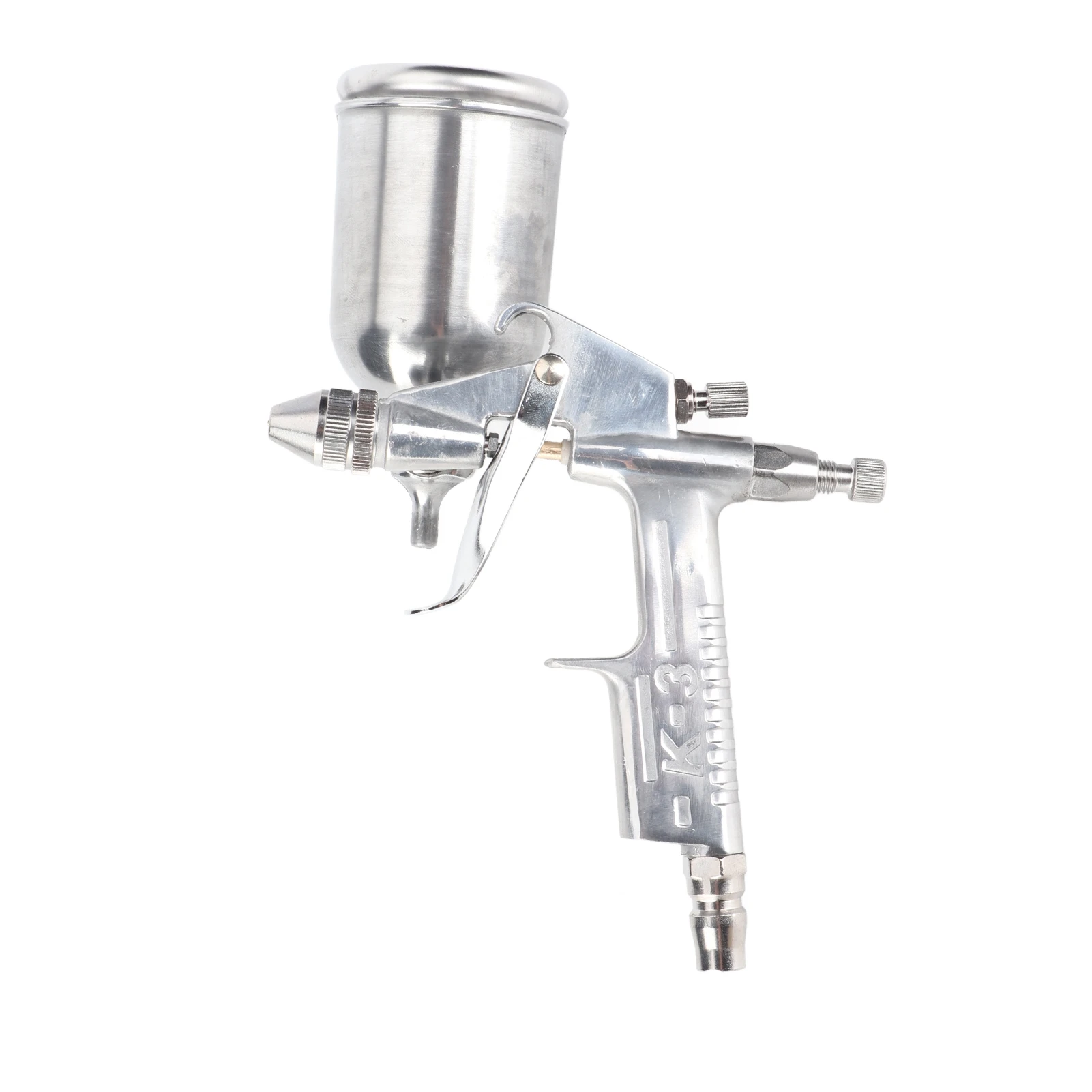 스프레이 건 공압식 스프레이 건 전문가용 0.5mm 노즐 125ml 미니 공압식 스프레이 건 자동차 도색 수리용