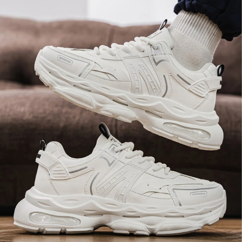 

Lightweight Sneakers for Men Summer Men's Platform Increase Athletic Shoes Breathable Lace Up High Quality Men's Sneakers 2025
