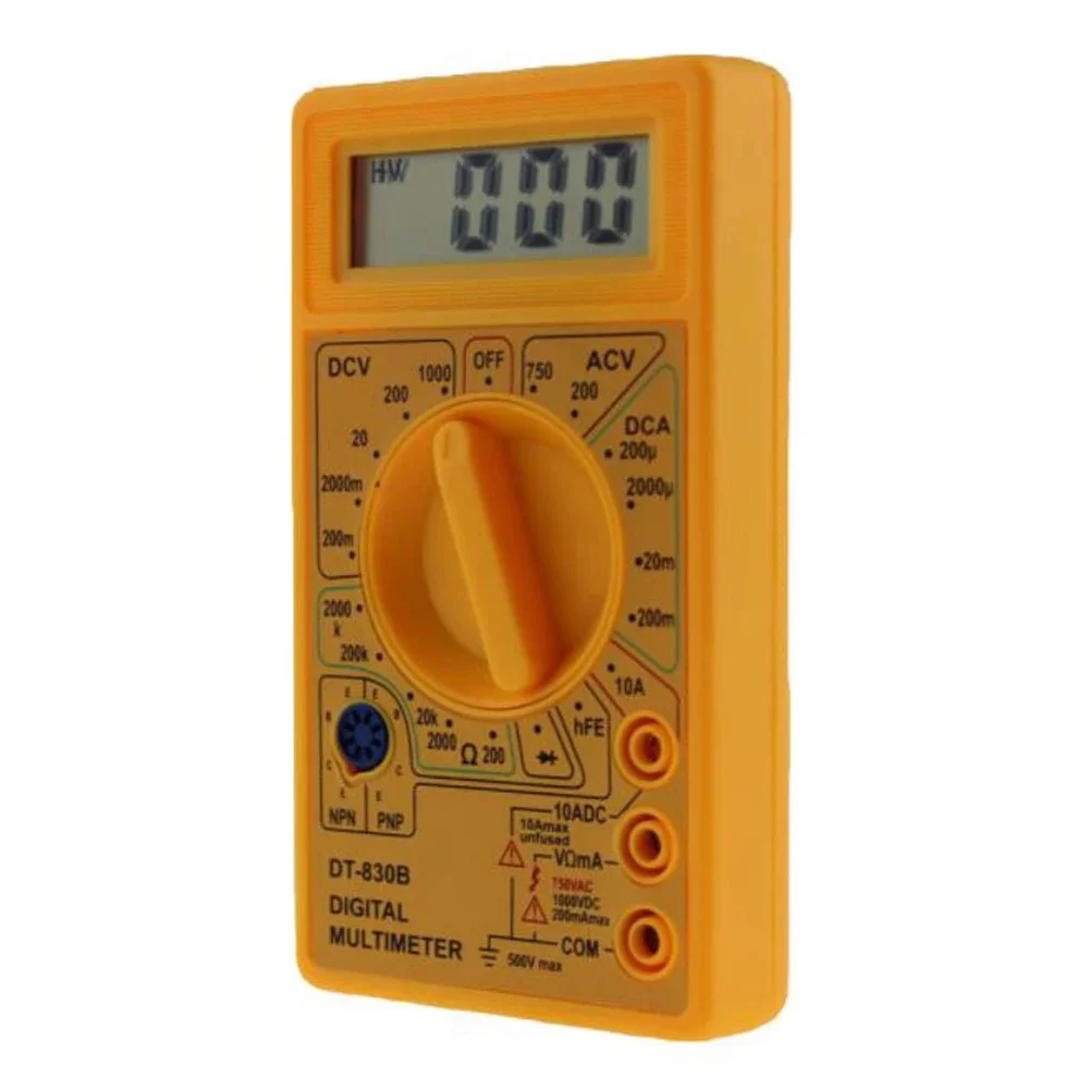 ZK30 Dt-830 Dcv Dca Diode Digital Multimeter Acv With Battery 9v