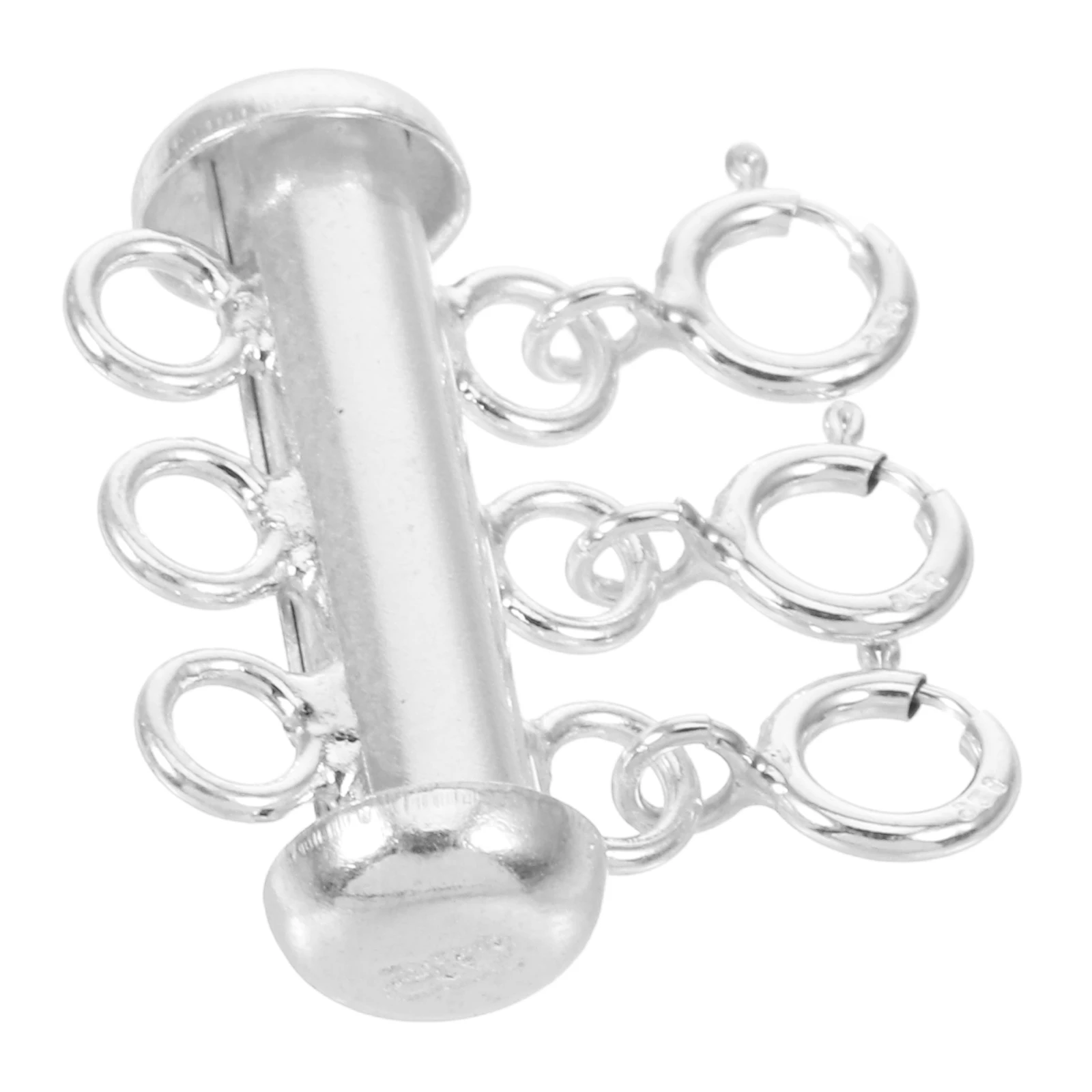 

Многослойные застежки для ожерелья, серебряная пряжка для ожерелья для многослойного разъема для ювелирных изделий для женщин