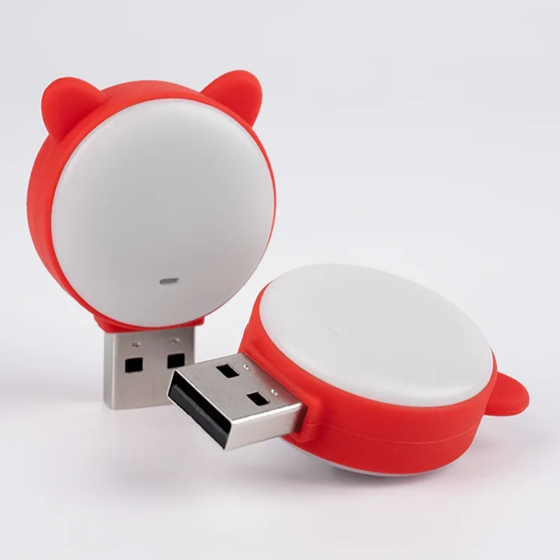 Portable Light USB Small Night Light LED Intelligent Voice Control Lamp Light Cute Cat Mini Light Bedroom Decor Lighting Fixture