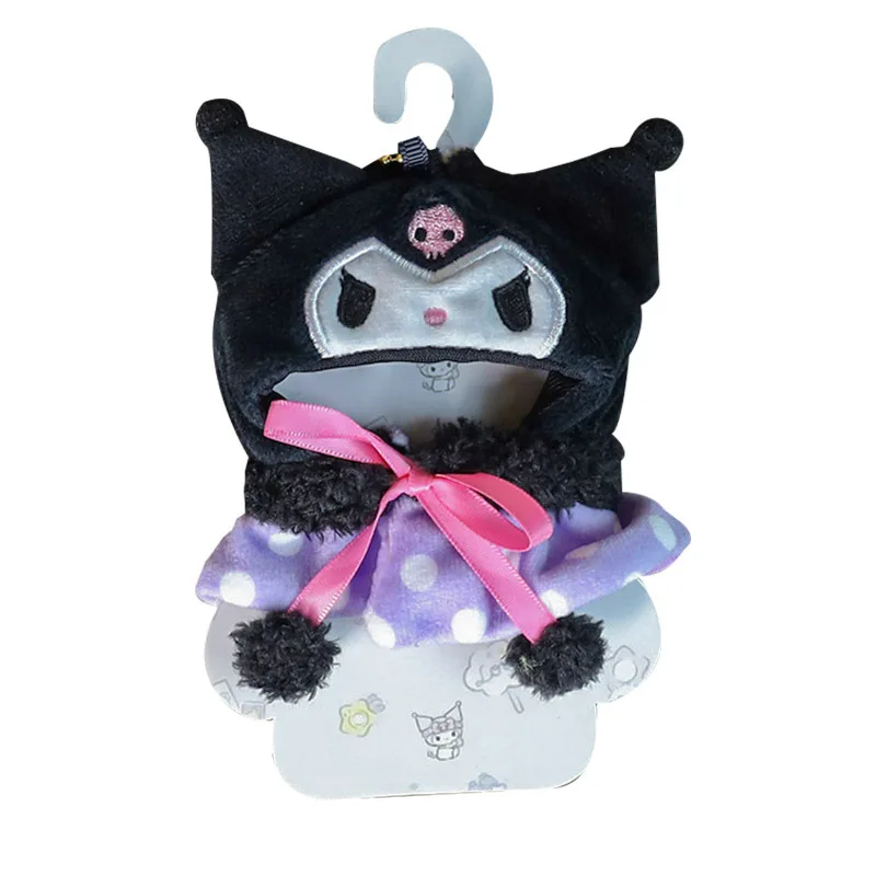 Sanrio Figure Cosplay Cap Pendant Kawaii Kuromi Melody Clothes Cape Cute Doll Accessories Gifts