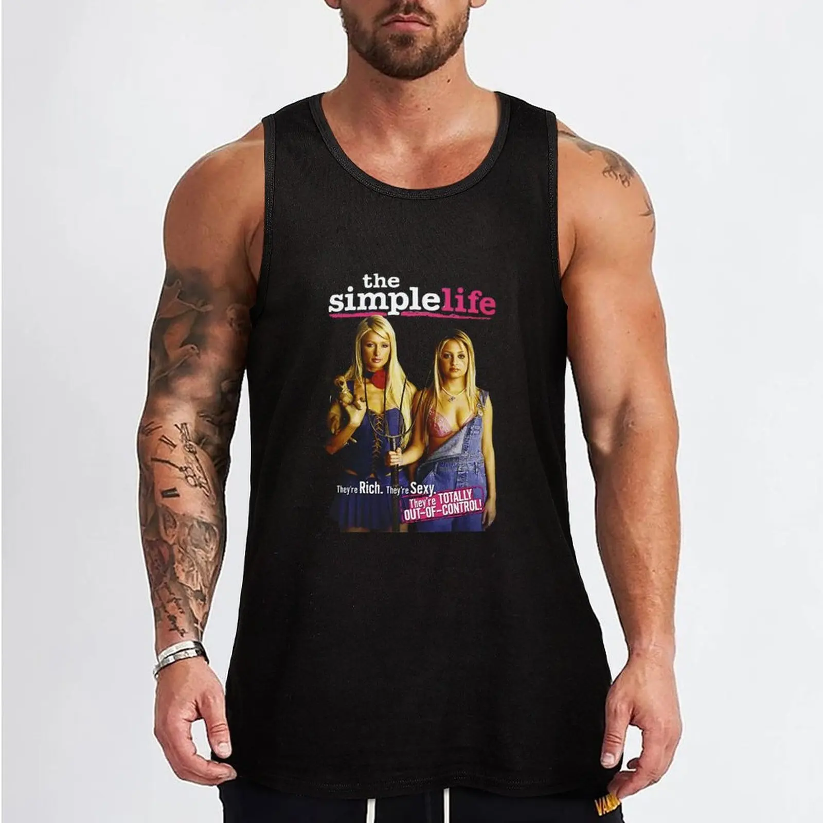 The Simple Life - Paris & Nicole Tank Top T-shirt Men's gym t shirts