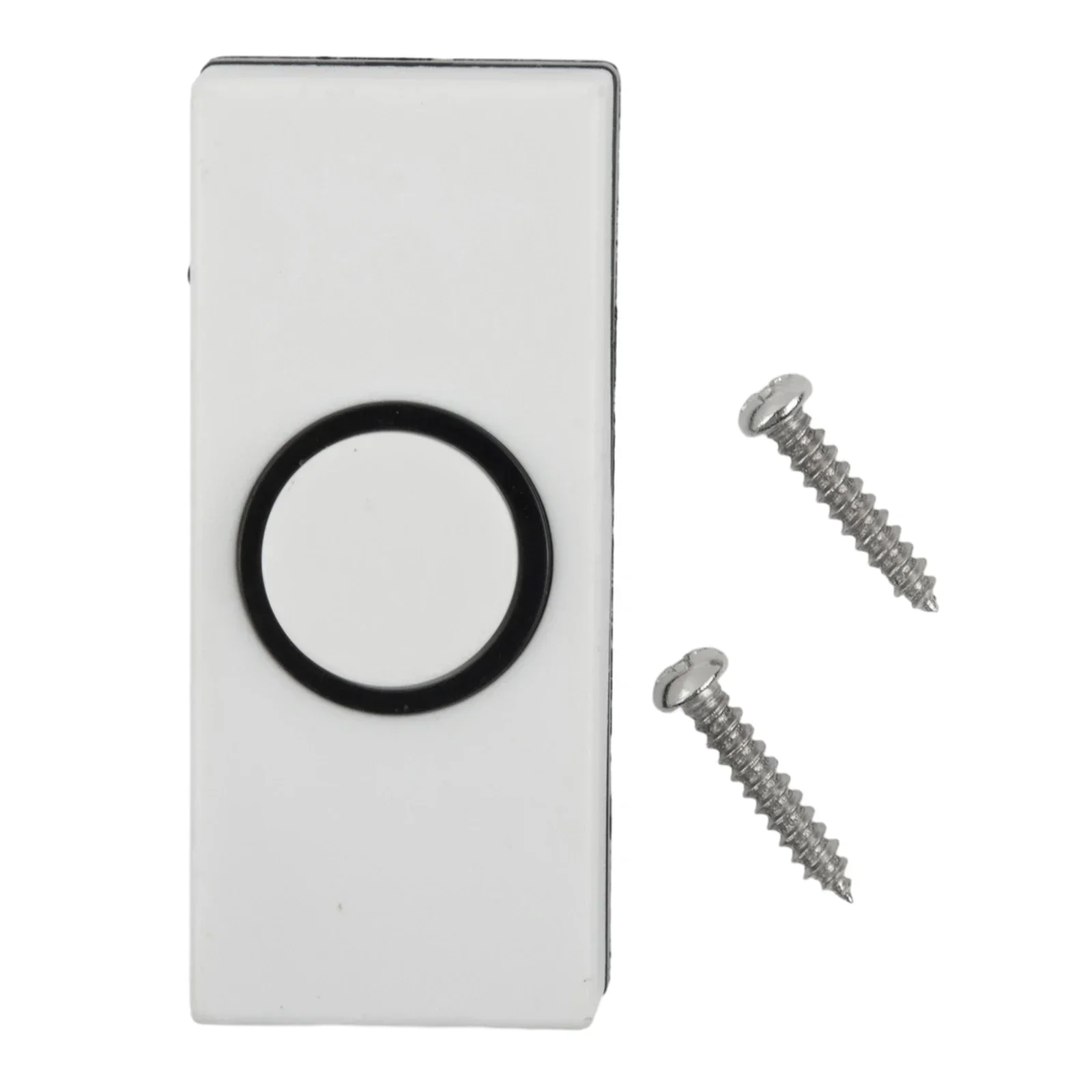 Plastic Hard Wiring Press Button Press Button Push Press White Chime Bell Door Bell For Hotels Hospital Factories