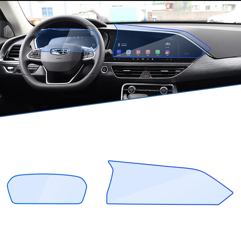 for Geely Tugella FY11 2019 2020 Car Navigation Instrument Film Perfect Fit Full Screen Protector Tempered Glass Accessories