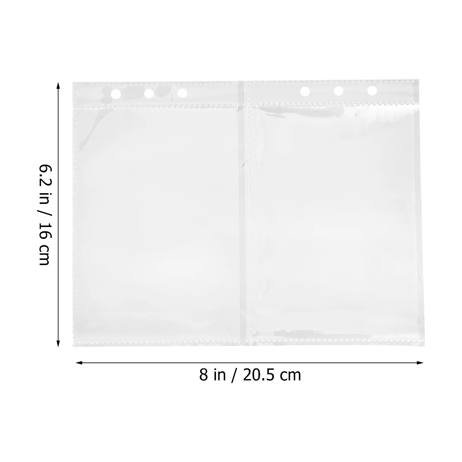 

1 pc Plastic Display Booklet Transparent Inner Page Protection Cover For Photo Certificate Game Picture Album Stationery Id