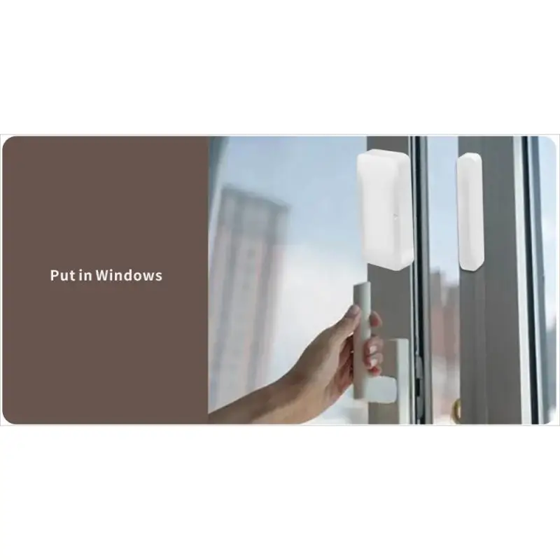 Sensor de puerta Zigbee2MQTT, Sensor de ventana de casa inteligente funciona con asistente de hogar, Sensor de alarma de ventana de puerta eWelink Gateway Zigbee3.0