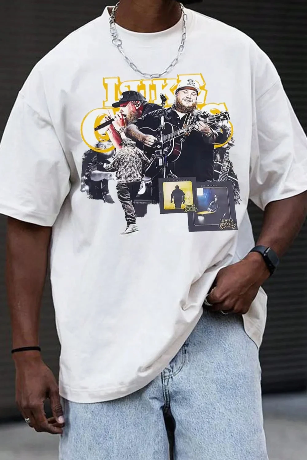 Hot 2026 Luke Combs Graphic TShirt Mens Womens Cotton Tee Summer Casual Short Sleeve Round Neck Clothing Loose Unisex Tops