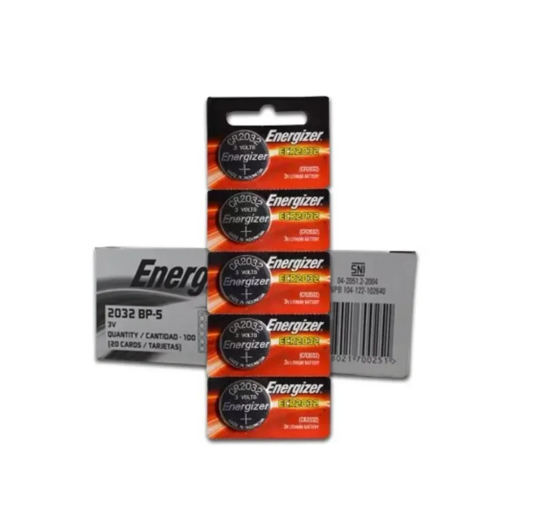 Batteria al litio originale 5-100pcs CR2032 3V DL2032 BR2032 5004LC cr 2032 bottone per batterie per orologi, giocattoli, chiavi per auto