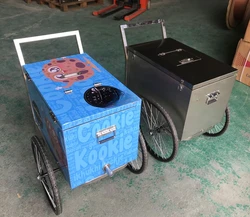 DiscountChina a tempo limitato Mobile Ice Cream Cold Plate Push Cart Of Vendors