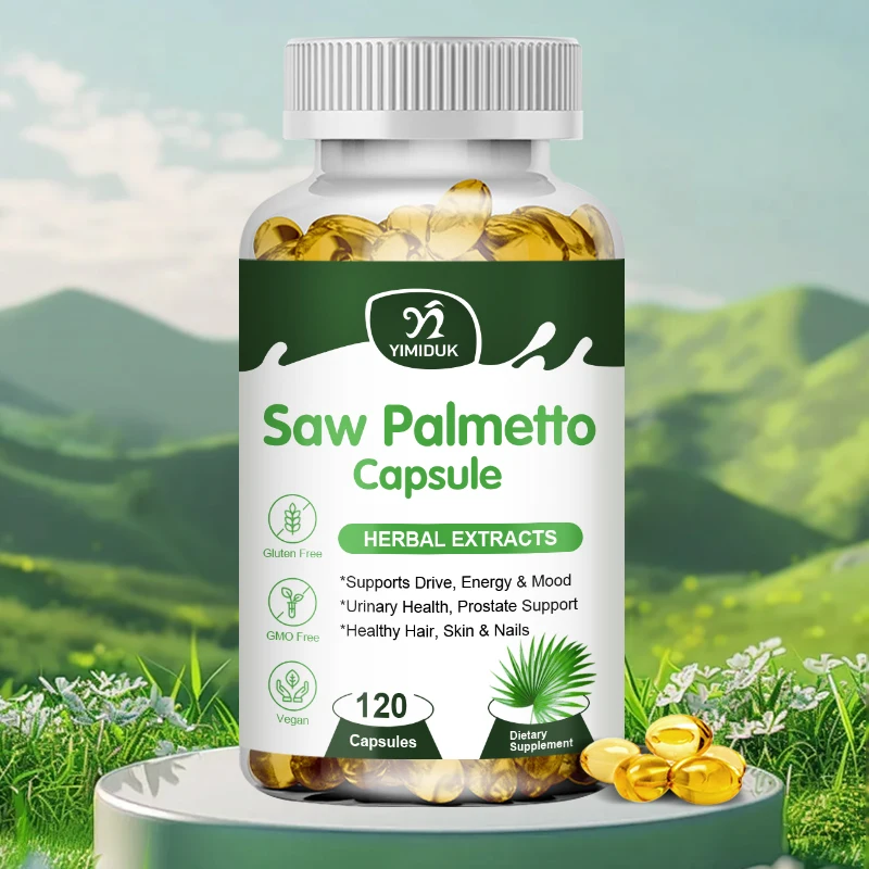 

Добавка Saw Palmetto — поддерживает мочевой пузырь — для здоровья мочевых трав и простате, снимает выпадение волос