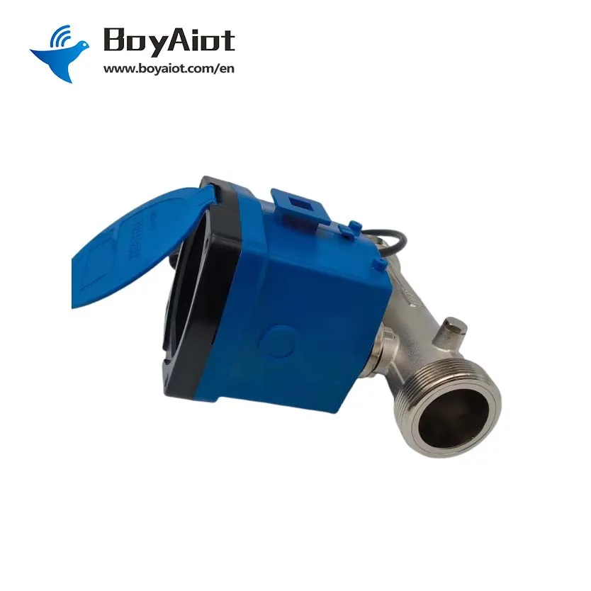 BOY-WF01 Medidor de agua ultrasónico industrial de acero inoxidable de alta precisión diámetro pequeño DN15-DN40mm OEM personalizable